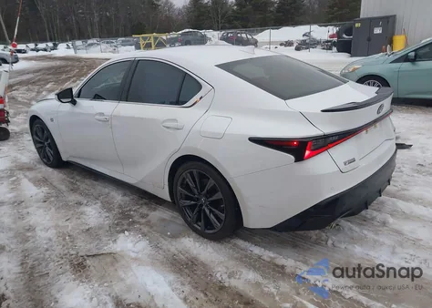 2021 Lexus Is 350 F Sport z USA, uszkodzony, nr VIN JTHGZ1E28M5022582